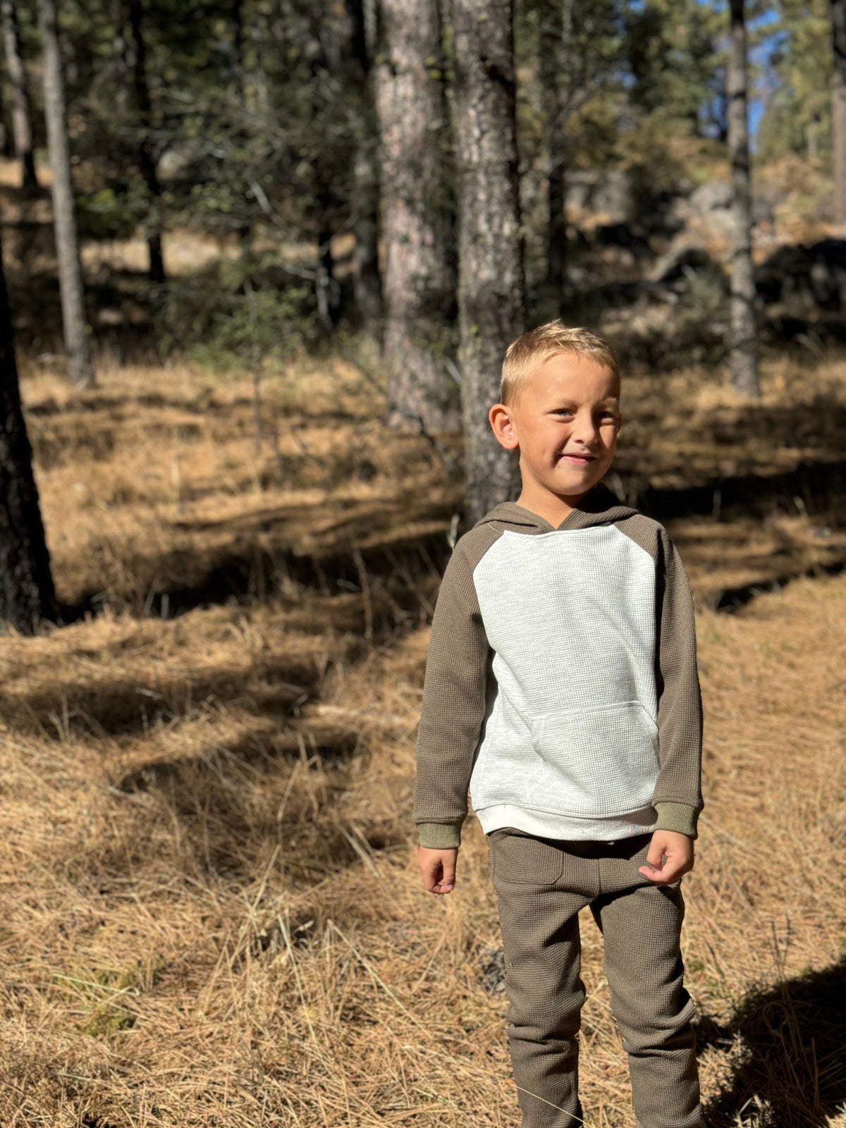 Wes Waffle Pant | Olive | Me & Henry