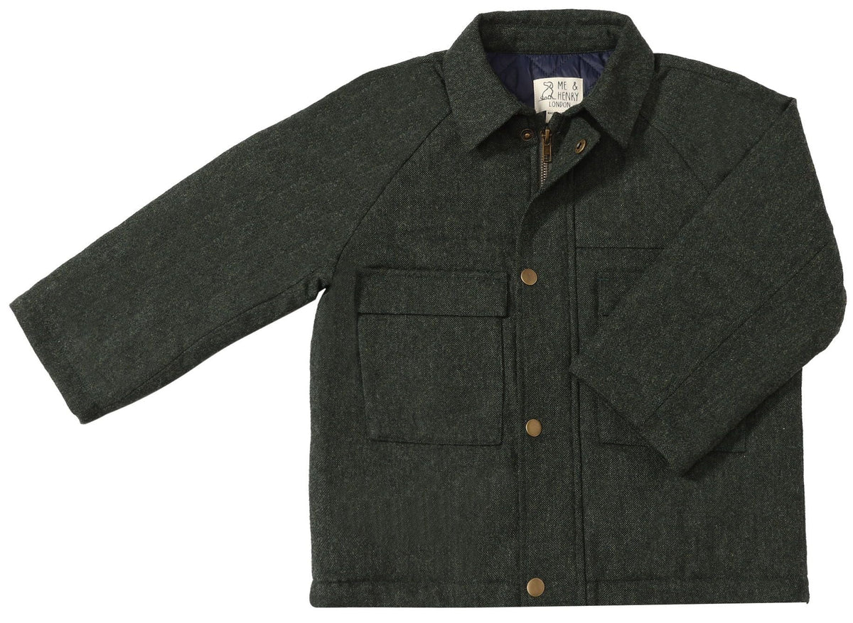 Tweedy Jacket | Green Tweed | Me & Henry