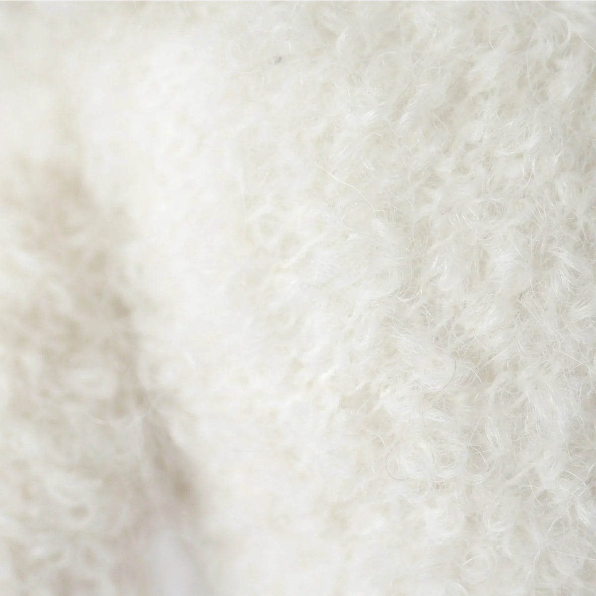 Baby bouclé bear (Ivory) | Cuddle + Kind