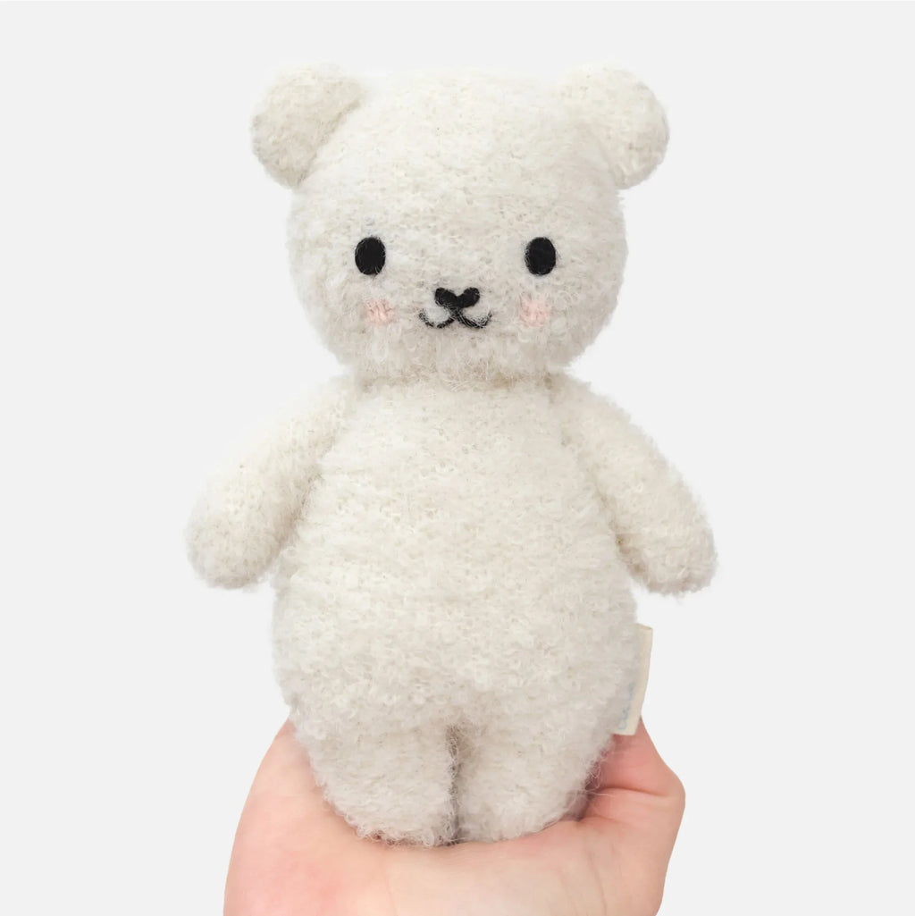 Baby bouclé bear (Ivory) | Cuddle + Kind