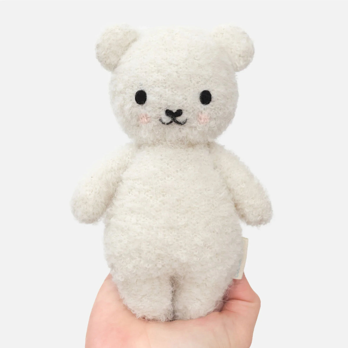 Baby bouclé bear (Ivory) | Cuddle + Kind