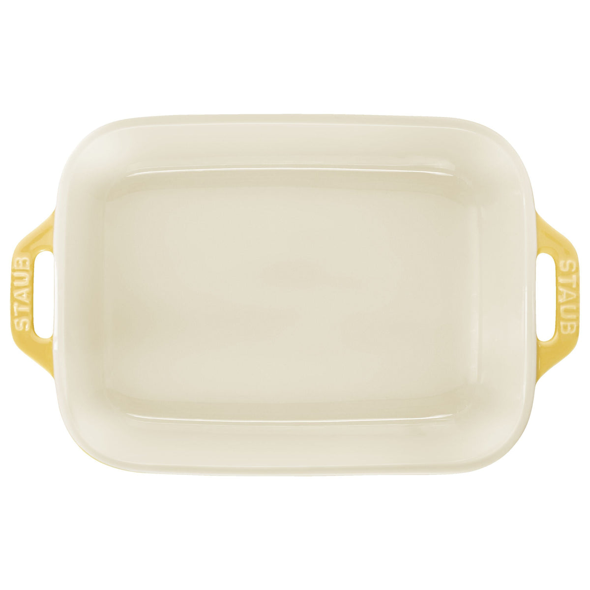 STAUB Ceramique Rectangular Baking Dish Set Citron 3 Piece
