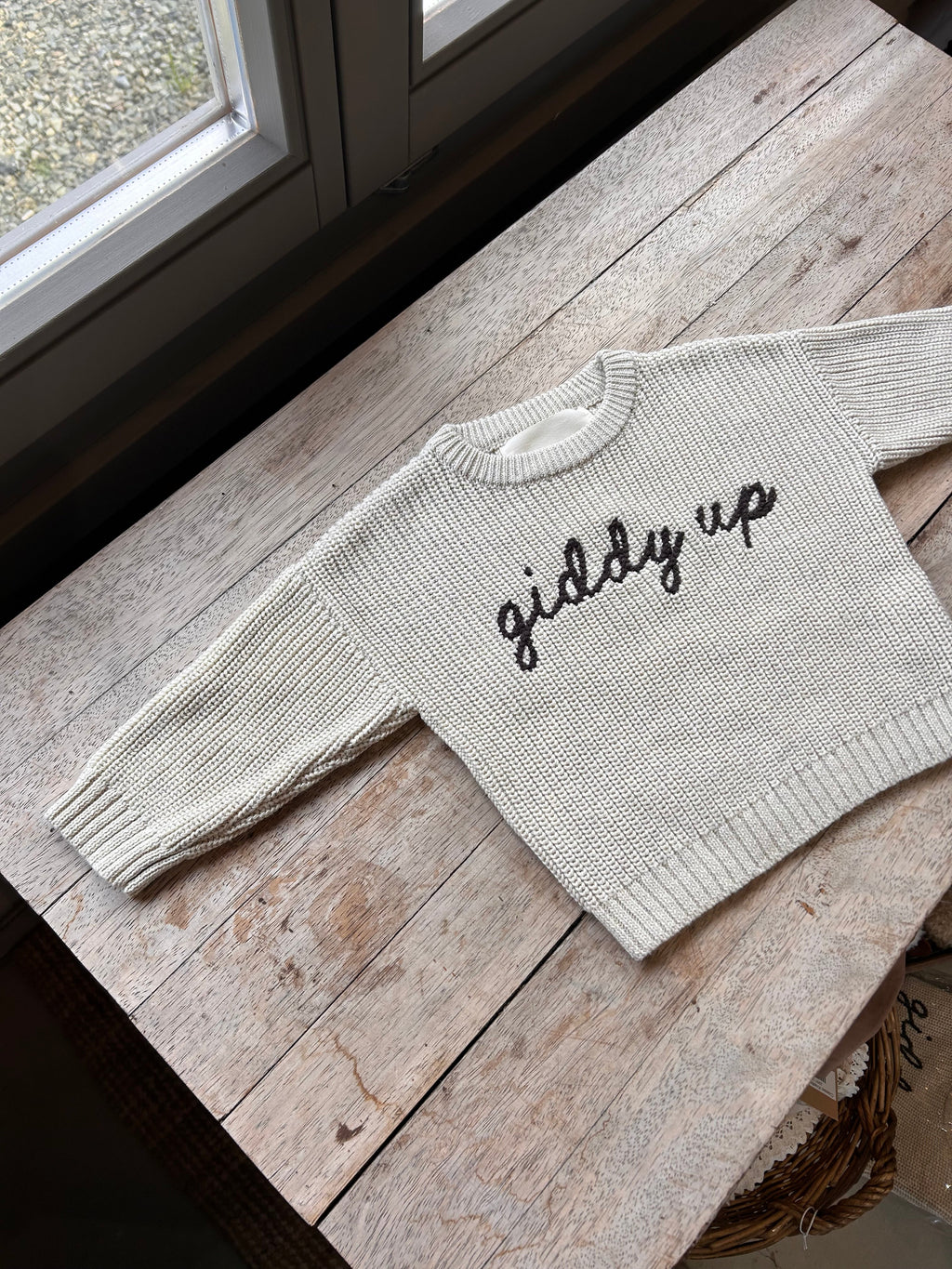 Giddy Up Kids Cotton Sweater