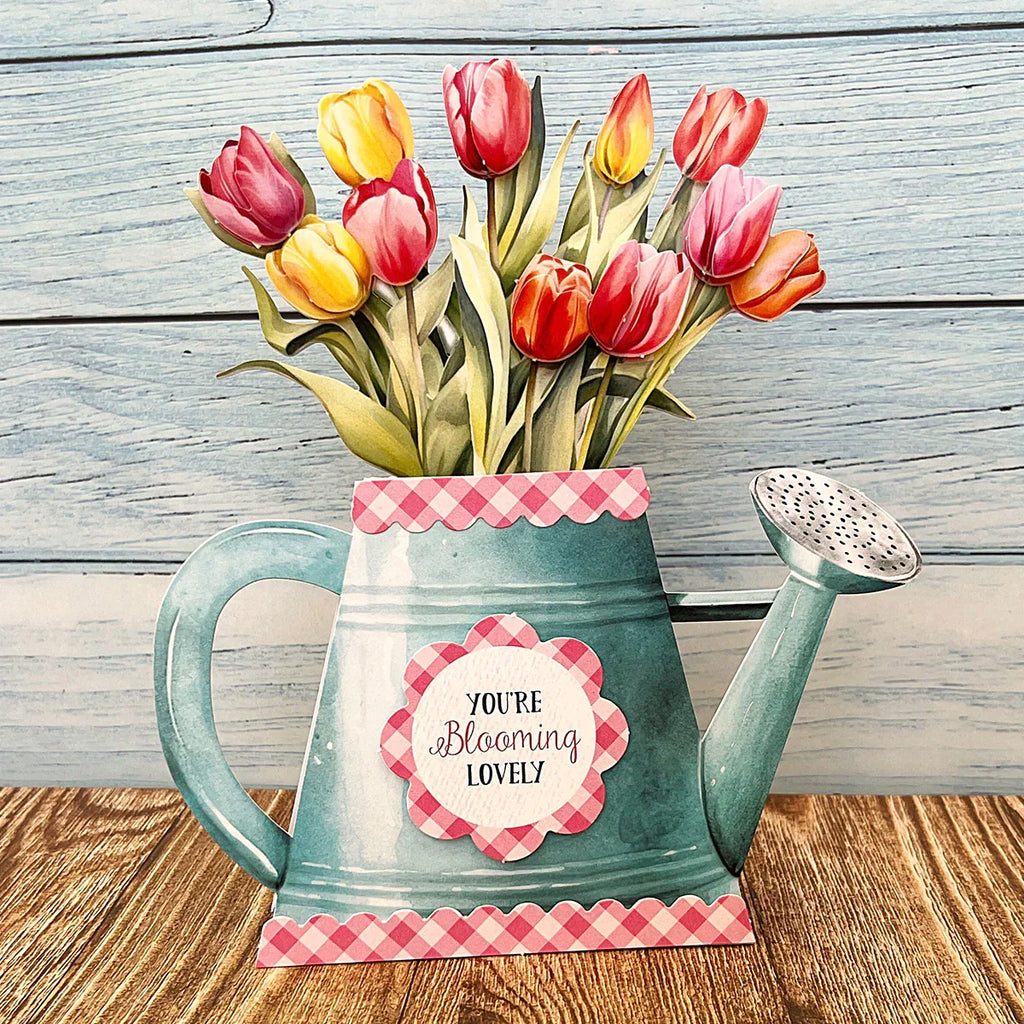 Watering Can Blossoms and Blooms, Card Making Kit