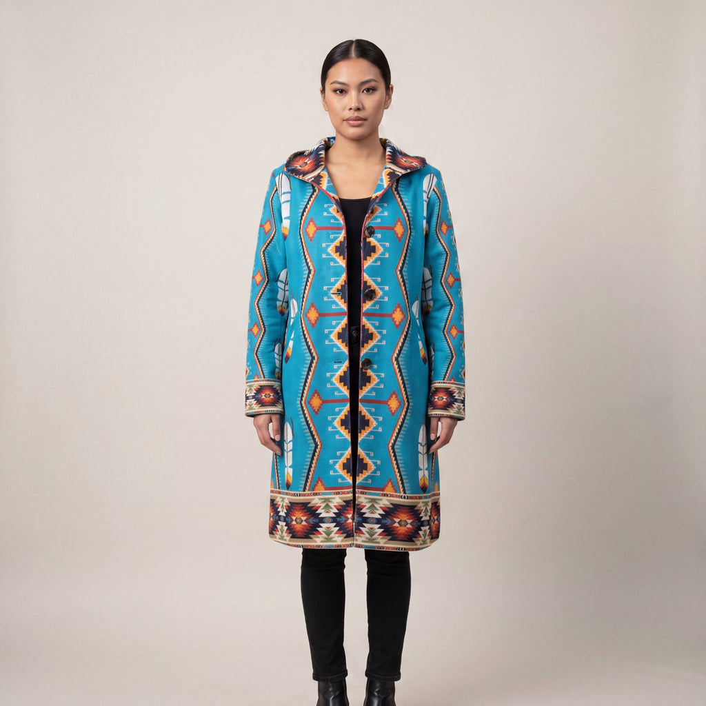Sky Blue Long Coat
