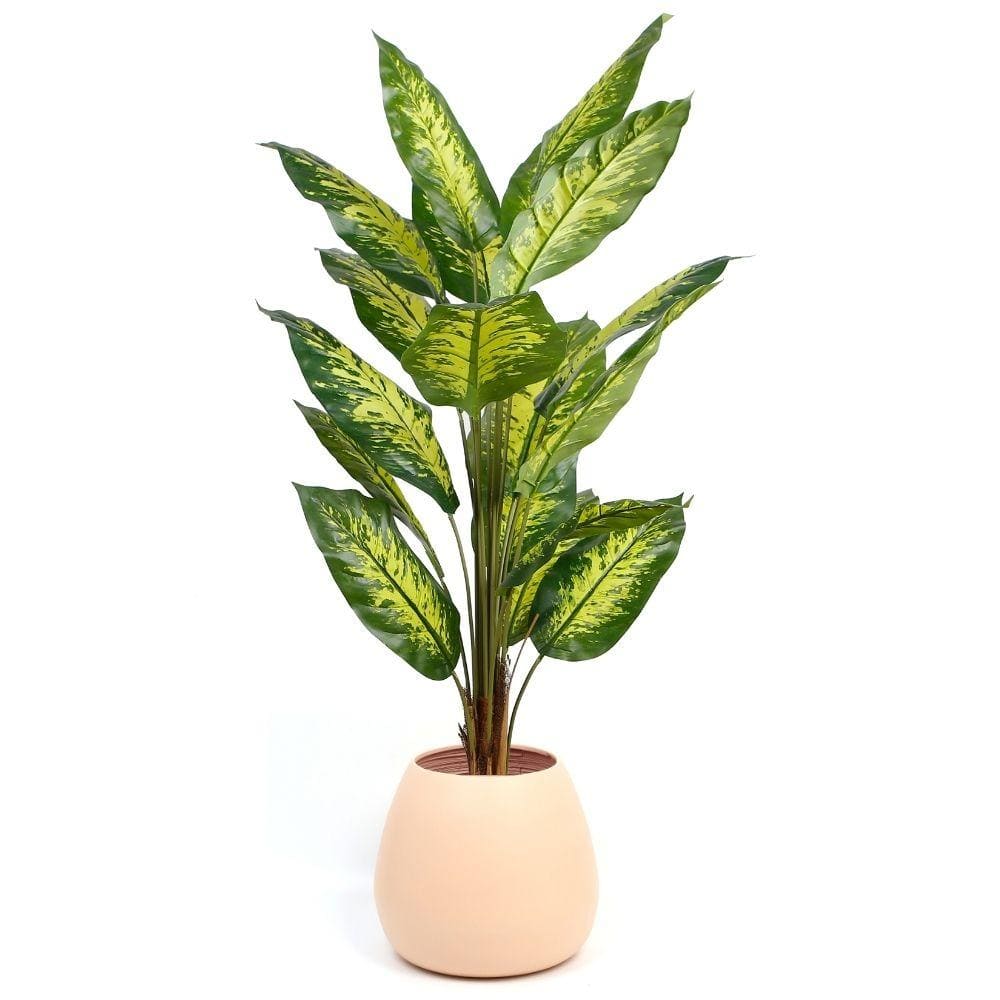 Margo - Peach Bamboo Floor Planter