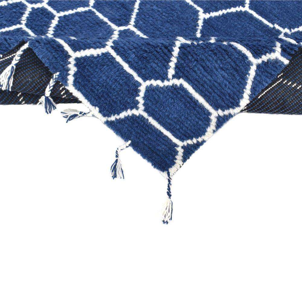 Marine Woven Wool 6X9 Rug