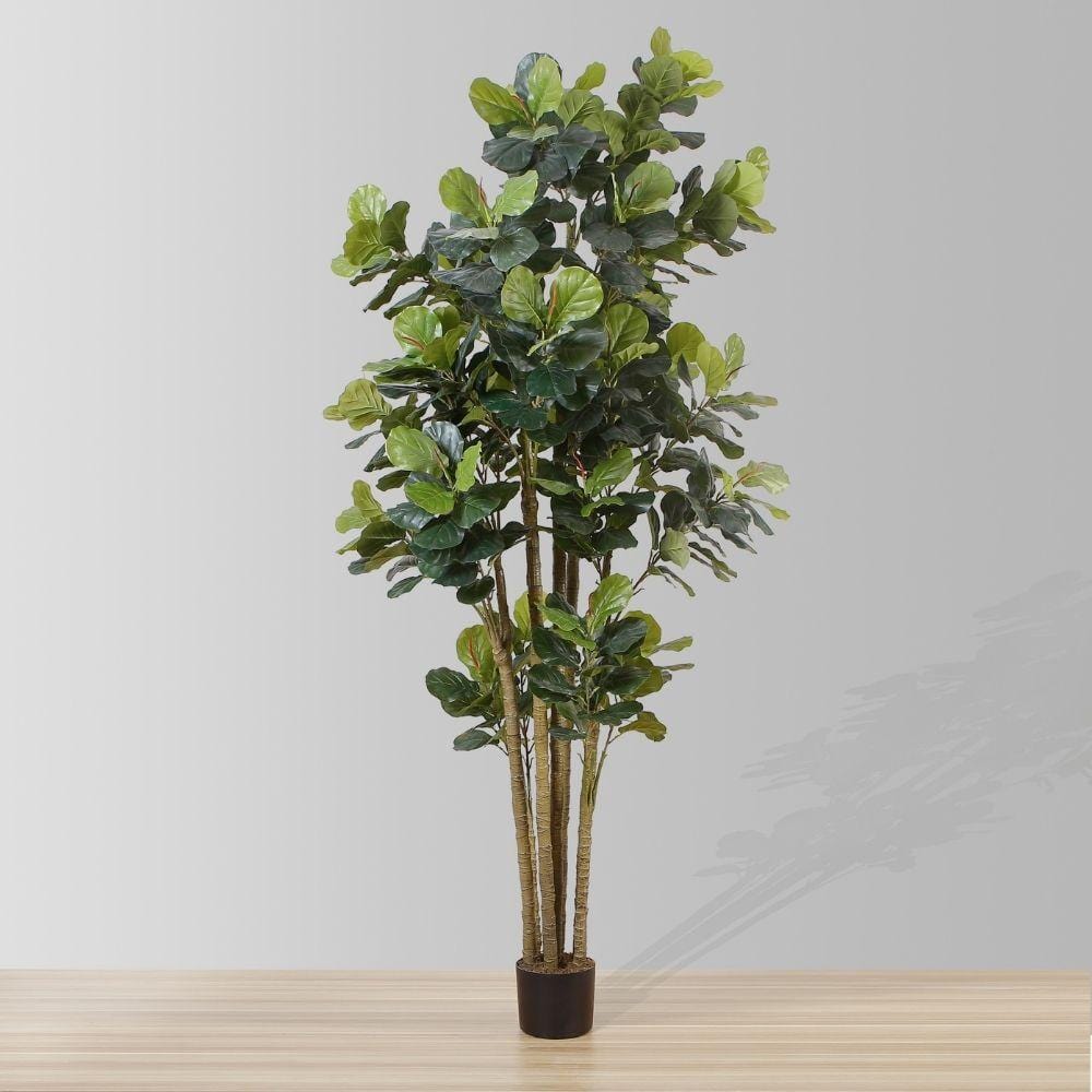 Dante Artificial Fiddle Leaf Potted Plant 10'
