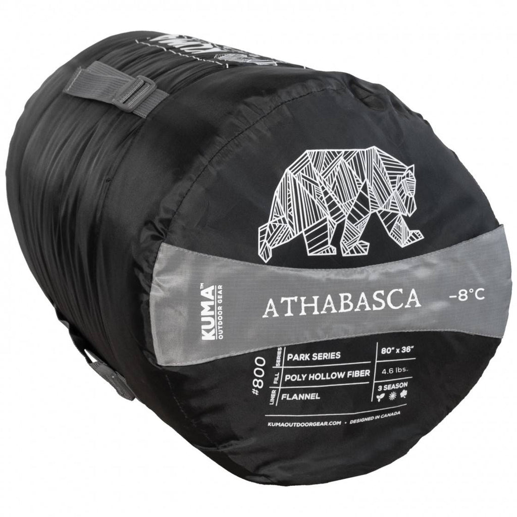 Athabasca Sleeping Bag #800 - Black/Red