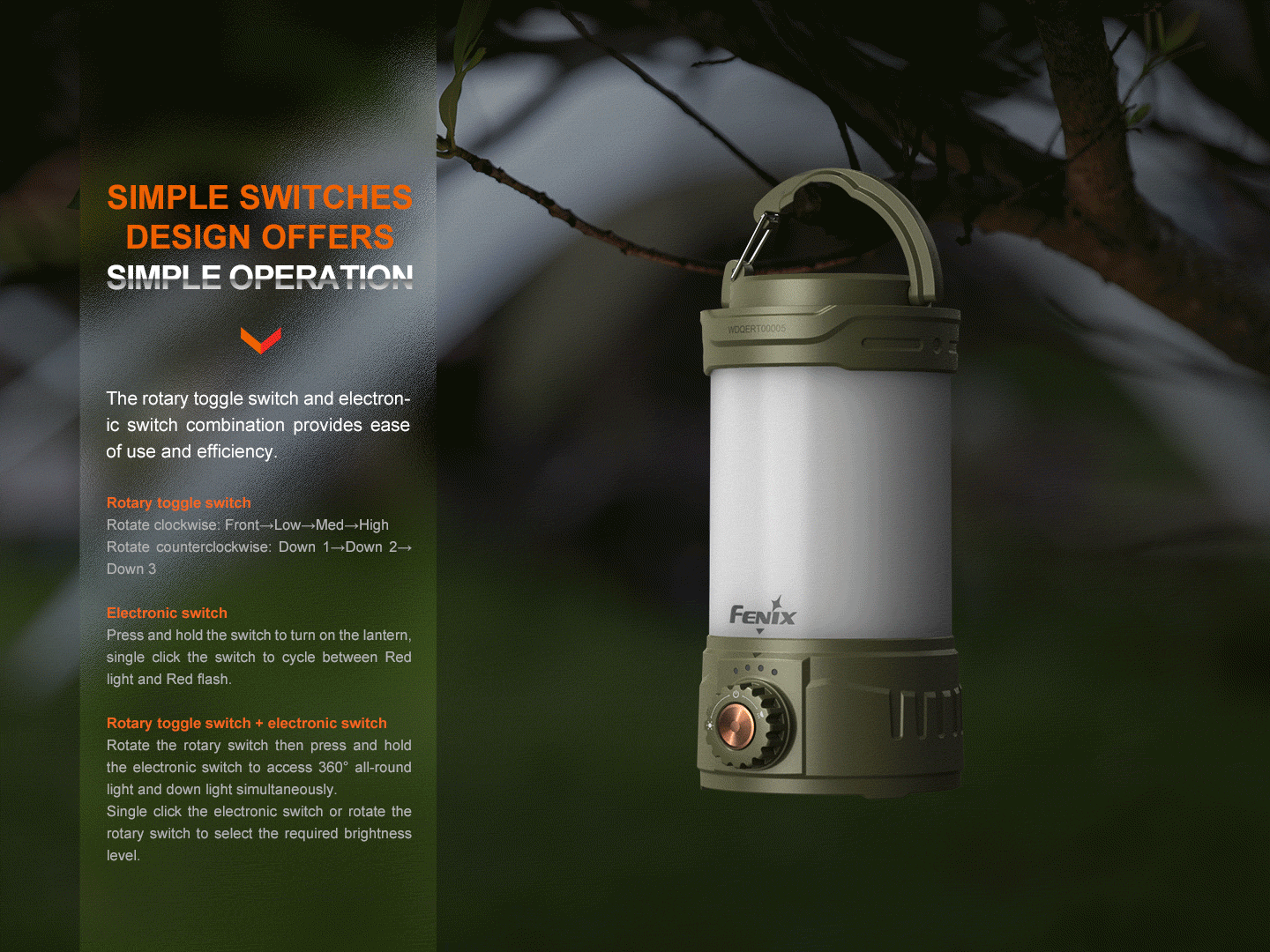 CL26R Pro Multifunctional Portable Camping Lantern