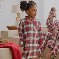 Flannel Night Gown | Red Tartan Plaid | Petit Lem