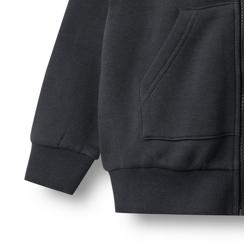Sweatshirt Zip Francis | Navy | Wheat Kids