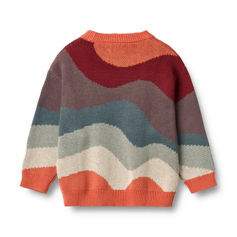 Jaquard Pullover Knud | Multi | Wheat Kids
