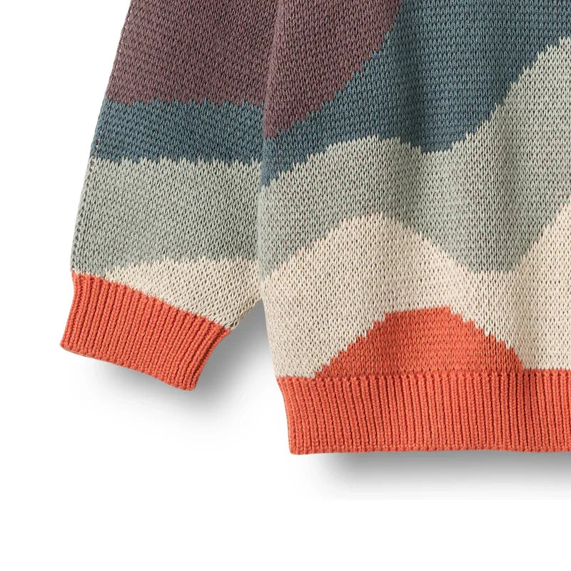 Jaquard Pullover Knud | Multi | Wheat Kids