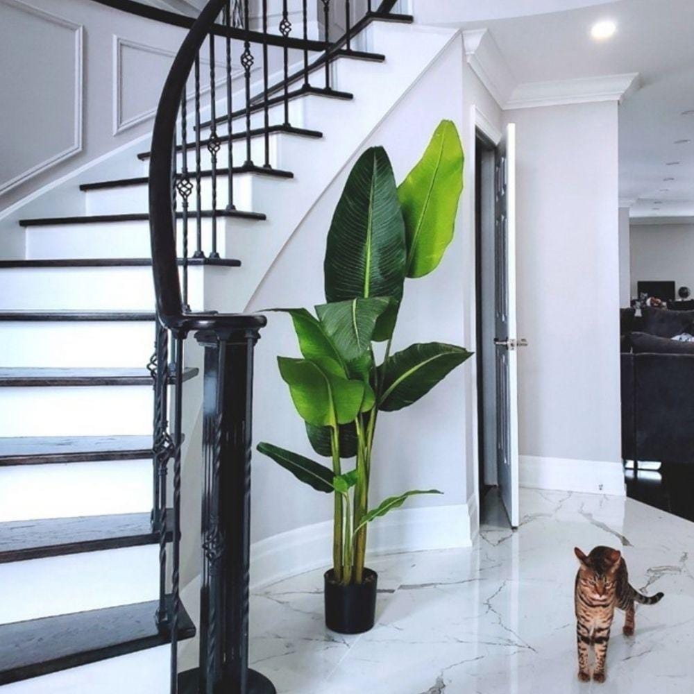 Dani Artificial Travellers Palm Tree Potted Plant (Multiple Sizes)