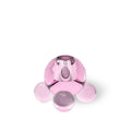 Bubble Sphere Candle Holder - Pink Crystal Glass Orb Base