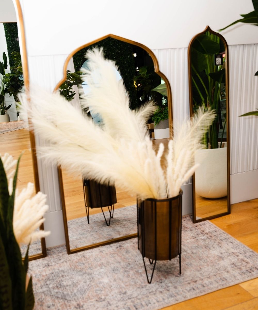 Artificial Pampas Grass Arrangement Taupe (2 Sizes)