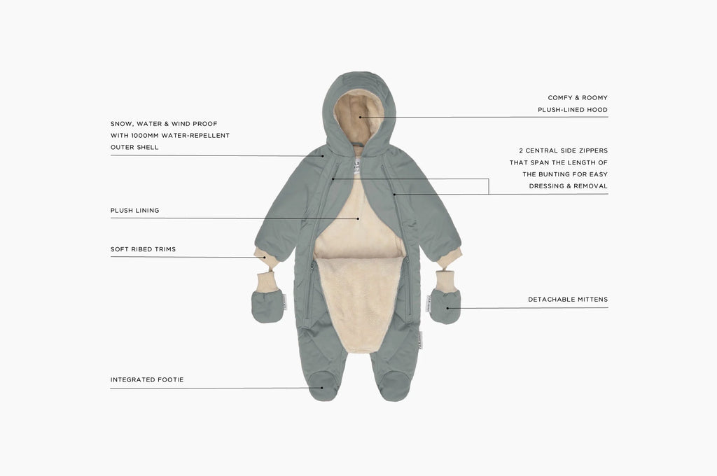 Snow Jumpsuit | 7am Enfant | Smokey