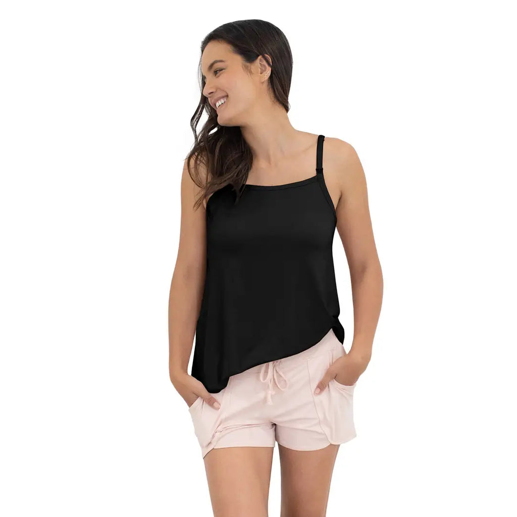 Bamboo Lounge Around Nursing & Maternity Tank