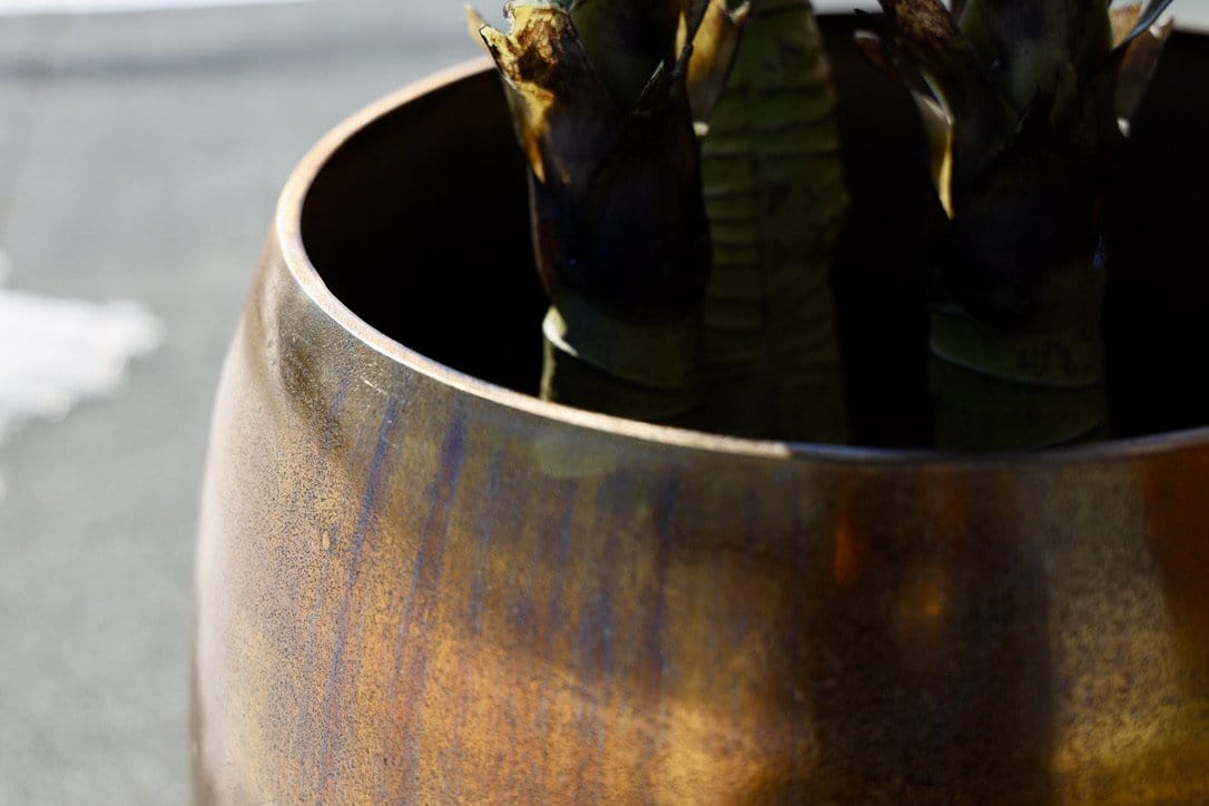 Gaby - Copper Brass Mid-Century Planter (Multiple Sizes)