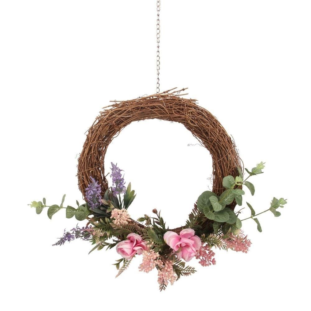 Rosalie Artificial Floral Wreath 19.7''