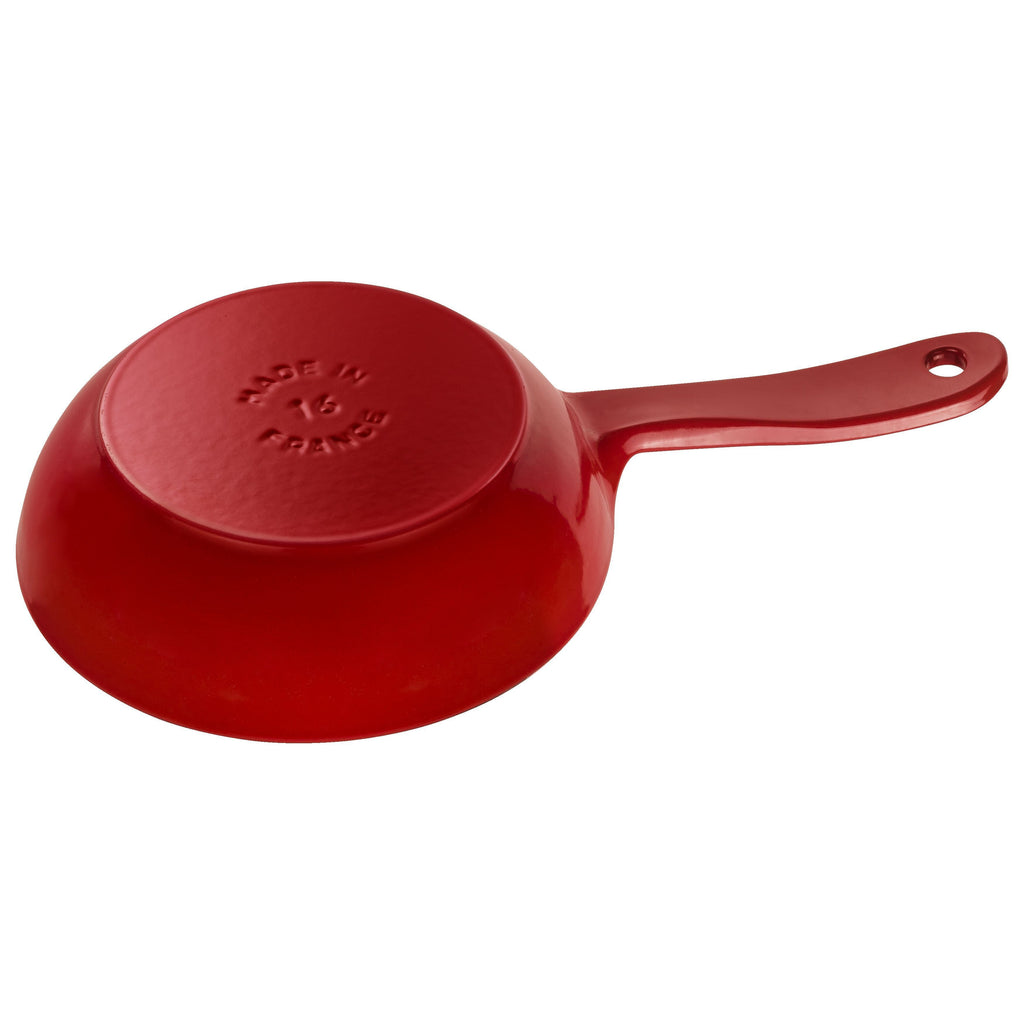 STAUB Pans 16 cm / 6.5 inch Cast Iron Frying Pan, Cherry