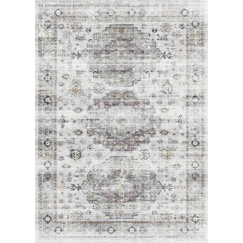 Kyra Silver Grey White Rug