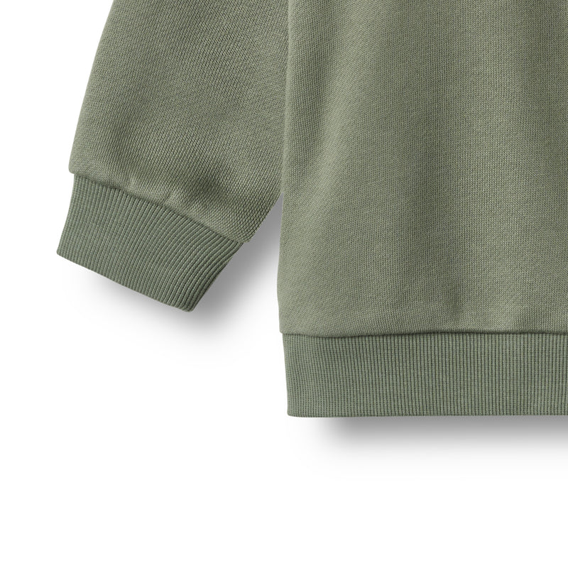 Sweatshirt Willi |Dusty Green | Wheat Kids
