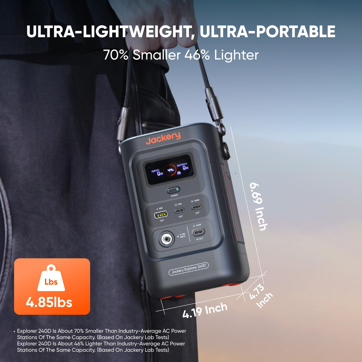 Jackery Explorer 300 Portable Power Station,292Wh | Backup LiFePO4 Battery, Solar Generator for Outdoors, Camping, Travel, Hunting, Blackout (Solar Panel Optional)