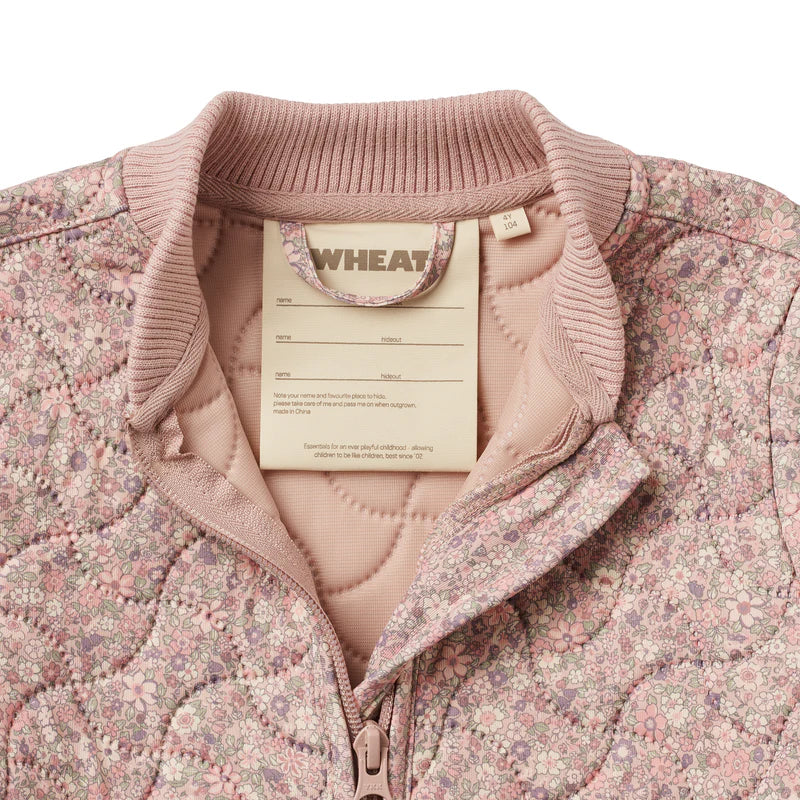 Thermo Jacket Loui | Powder Flower Meadow | Wheat Kids