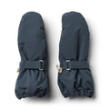 Rain Mittens | Dark Blue | Wheat Kids