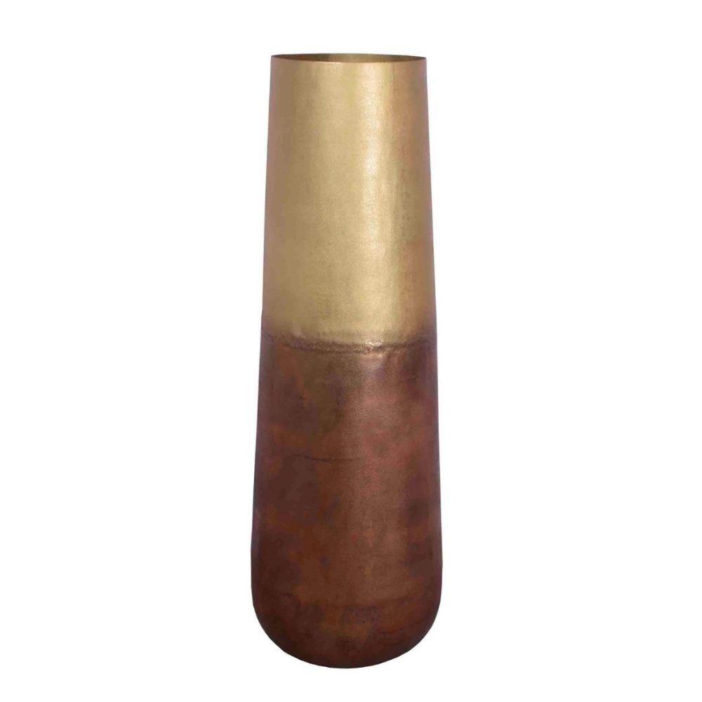 Calluna Brass Floor Vase