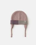 Chunky Beanie Ear Flap| Ash Rose Multicolor | 7am