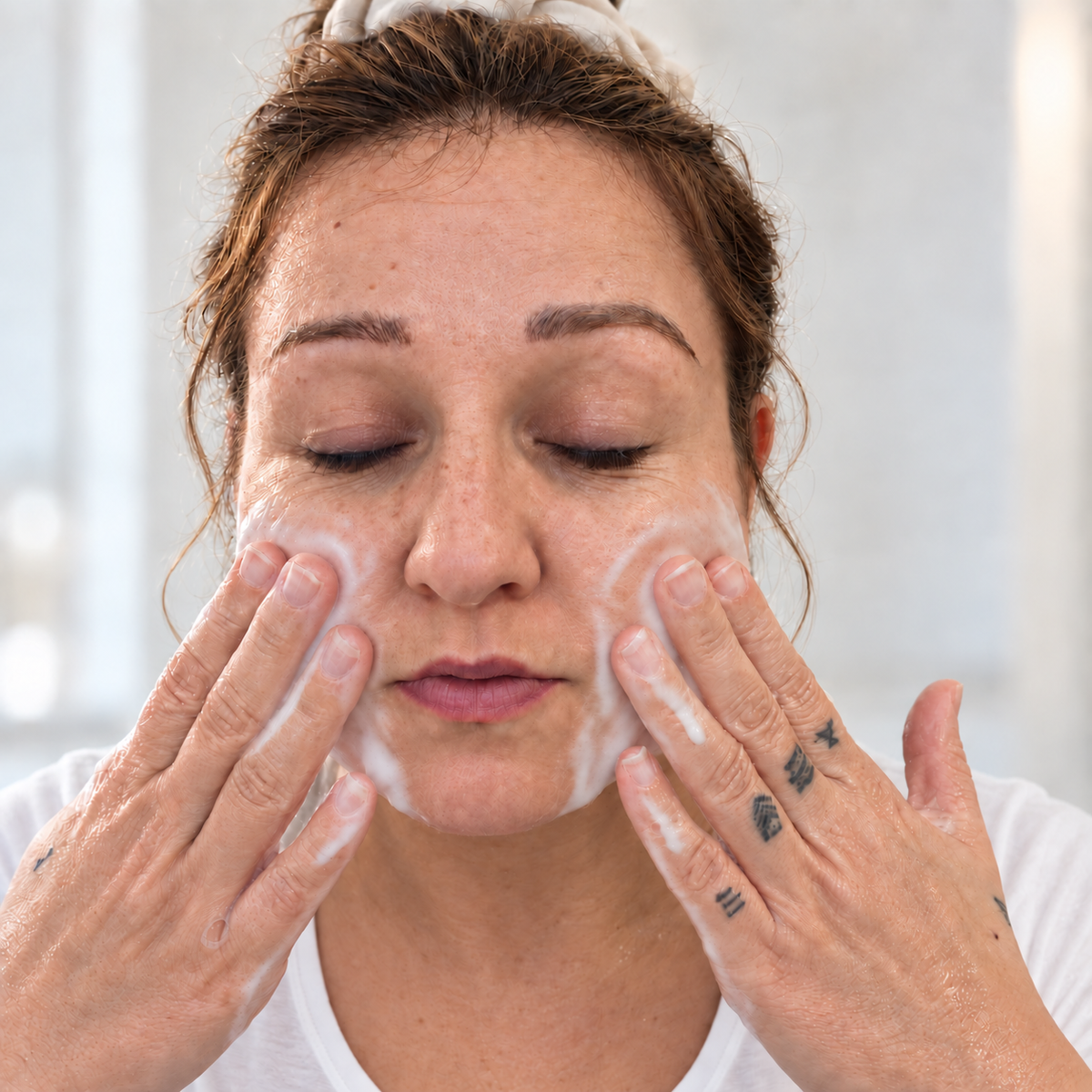 Lait nettoyant visage YLINA fleur de néroli