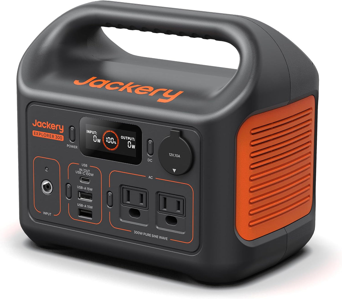 Jackery Explorer 300 Portable Power Station,292Wh | Backup LiFePO4 Battery, Solar Generator for Outdoors, Camping, Travel, Hunting, Blackout (Solar Panel Optional)