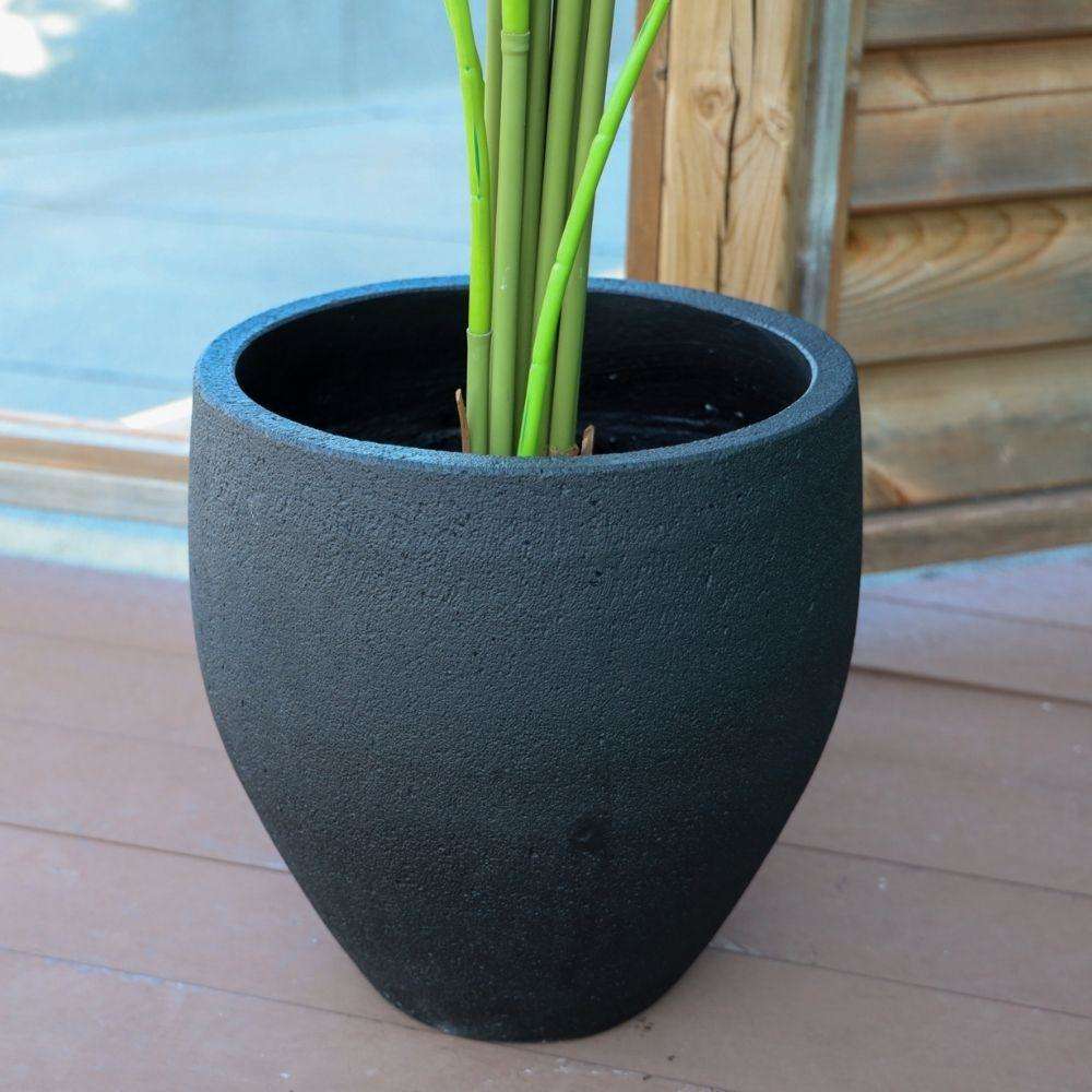 Aba Black Cement Planter (Multiple Sizes)