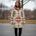 Terra Star(Beige Colour) 3/4-Length Coat