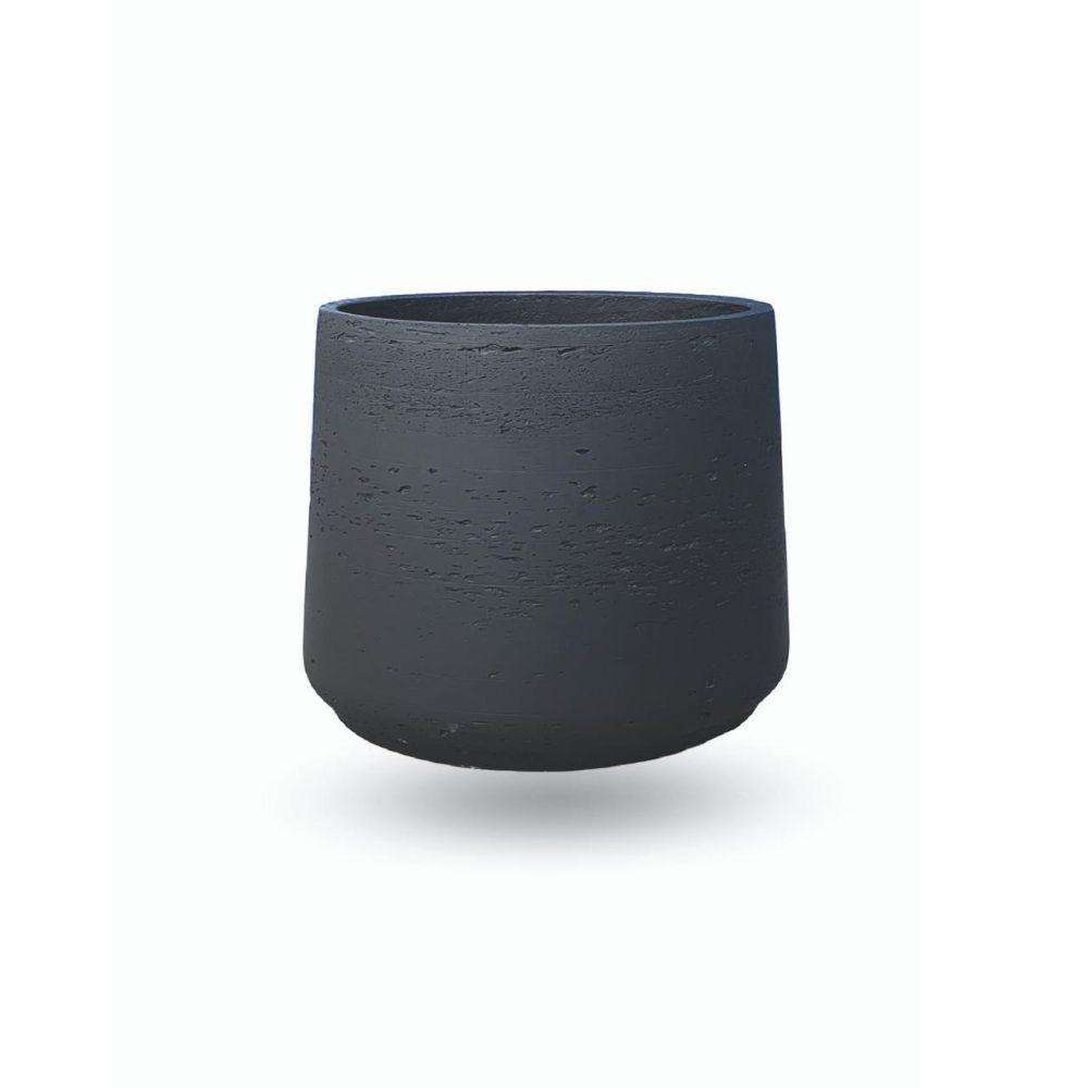 Anto Black Cement Planter 13''