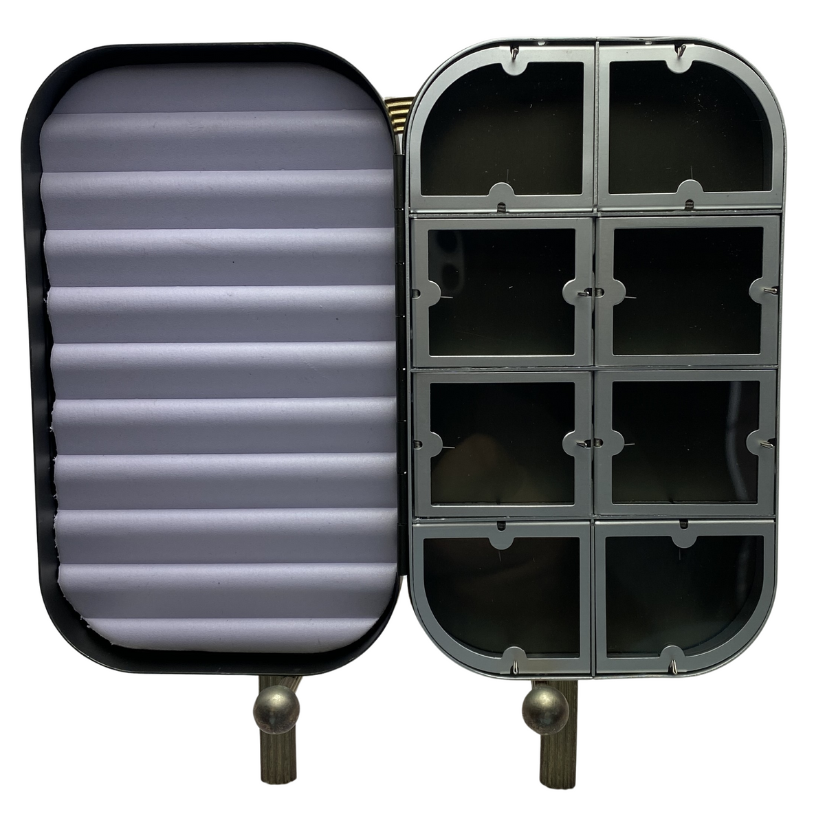 Aluminum Flyboxes with Clips, Windows and Foam
