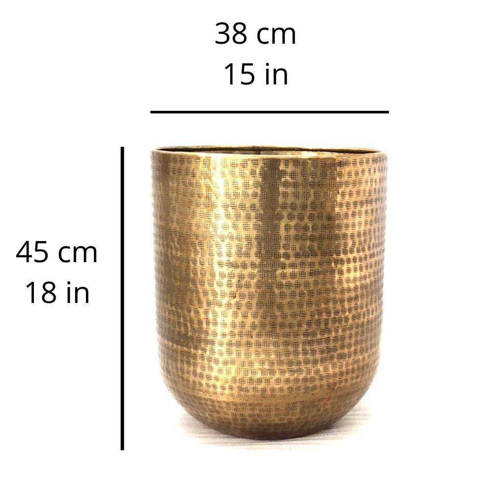 Bertooo - Brass Mid-Century Planter