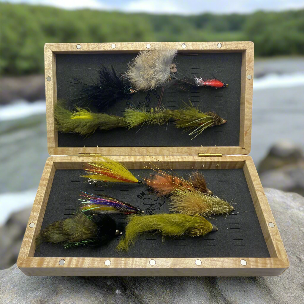 Local Hand Crafted Wooden Flyboxes & Fly Kits