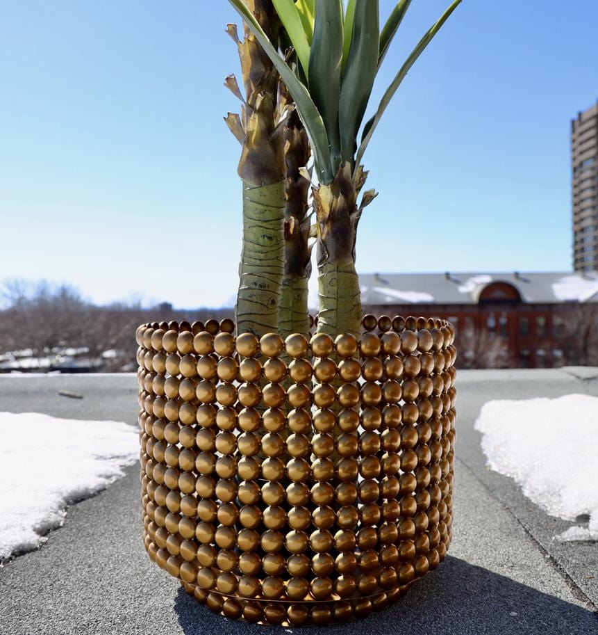 Lany - Brass Mid- Century Planter