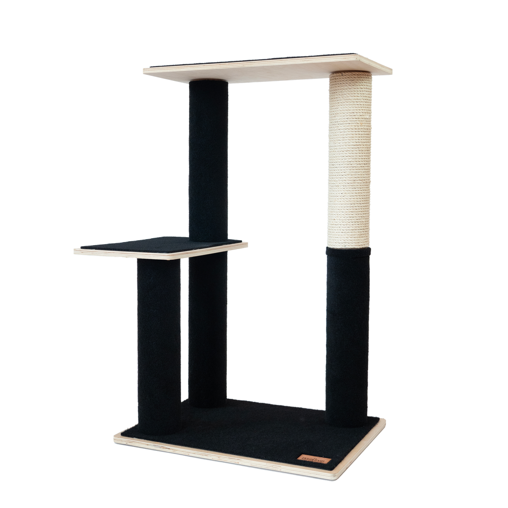 Noba Modern Plywood 2-Level Cat Tree