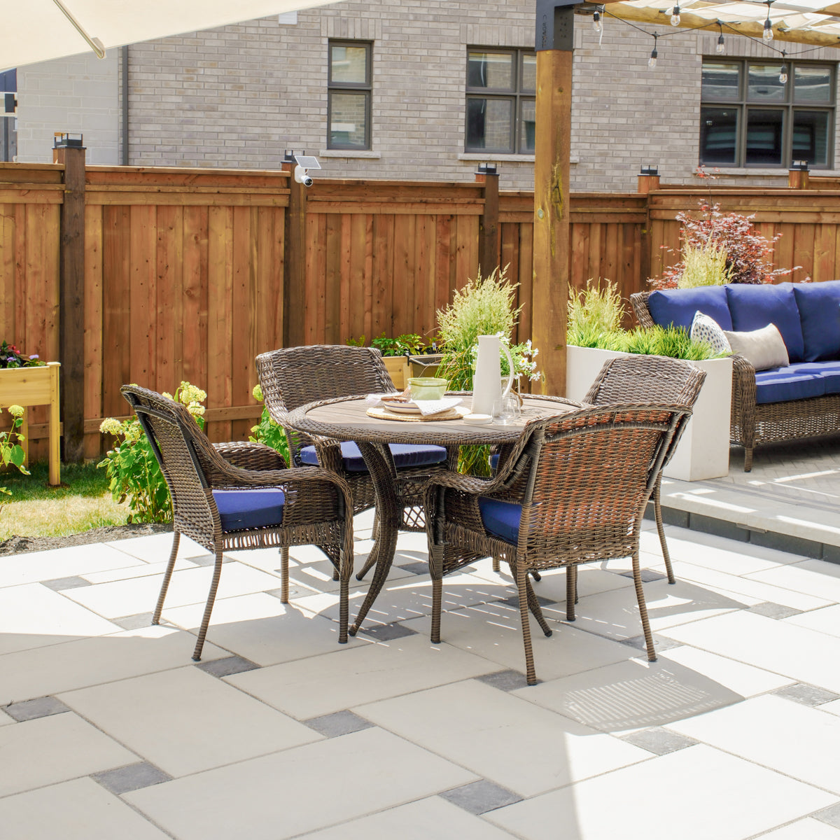 Cambridge 5-Piece Outdoor Wicker Dining Set