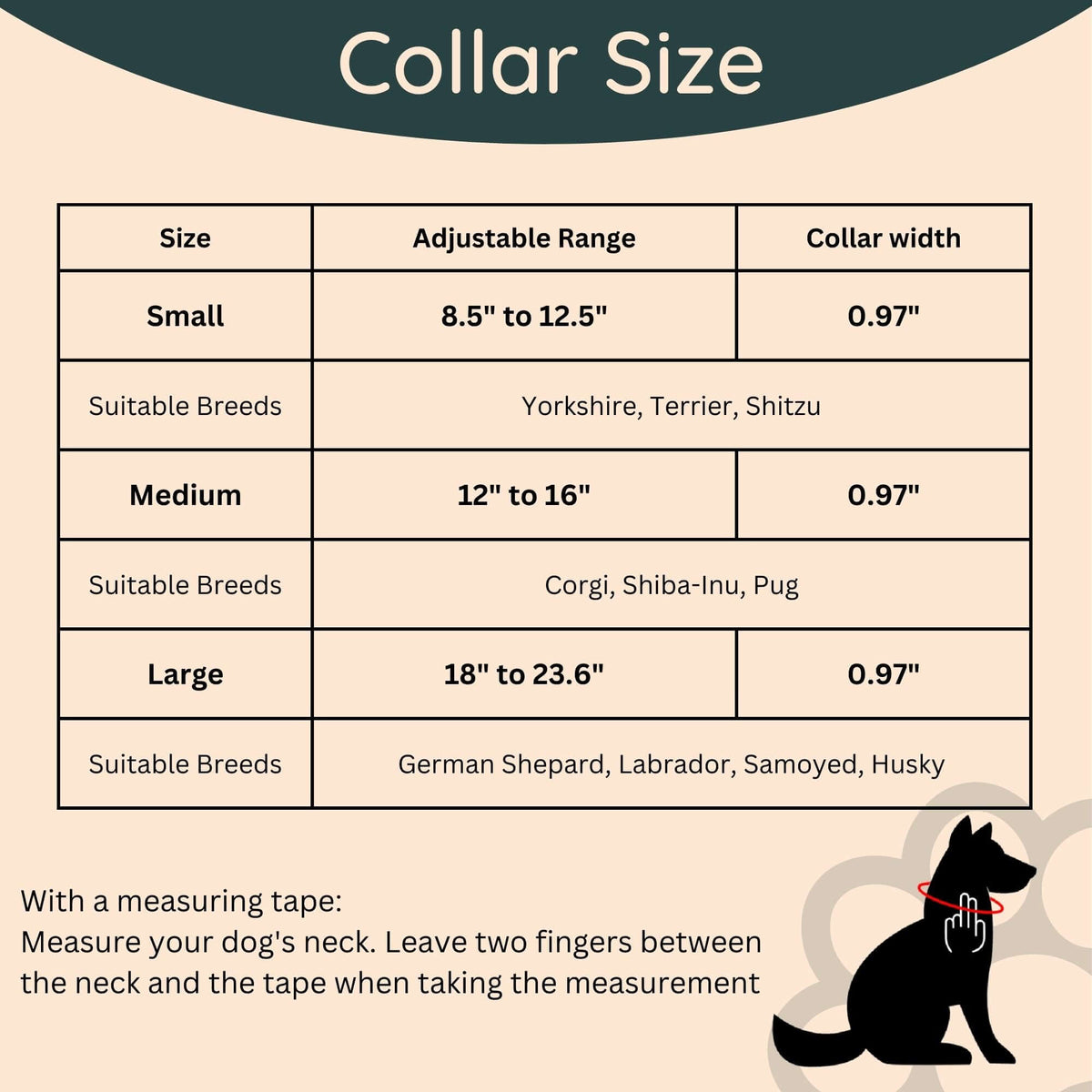 Water Resistant Dog Collar