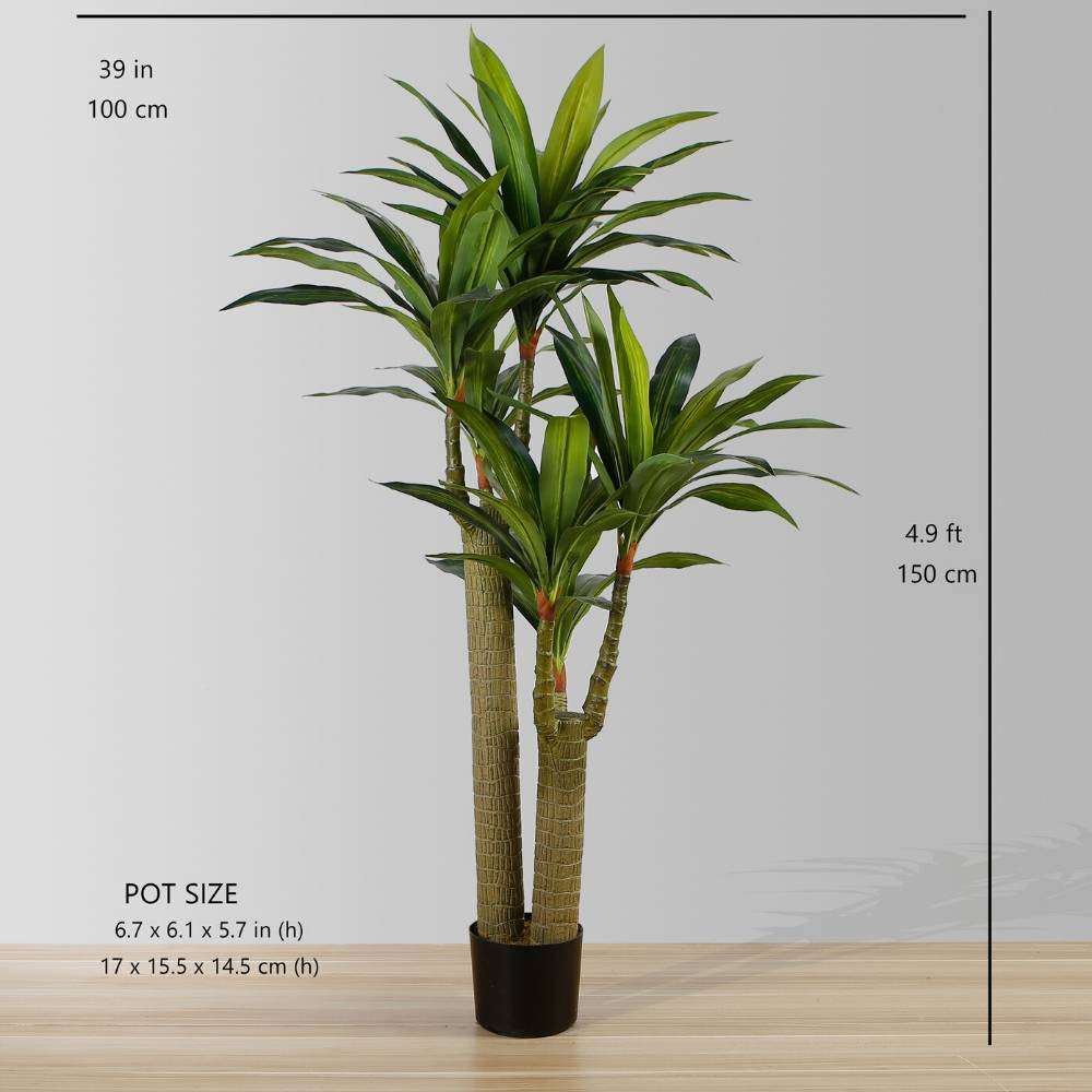 Dana Artificial Draecena Tree Potted Plant (Multiple Sizes)