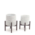 Diosa - White Seagrass Planter