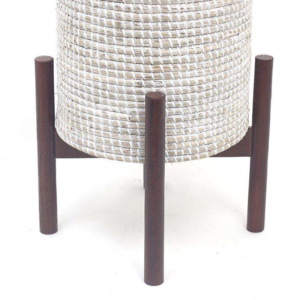 Diosa - White Seagrass Planter