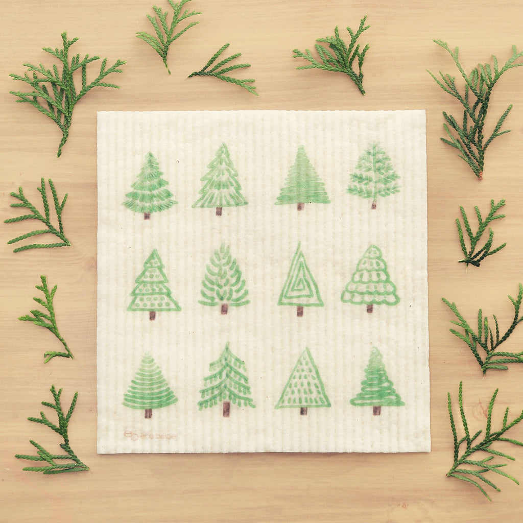 Christmas Tree Sponge Cloth