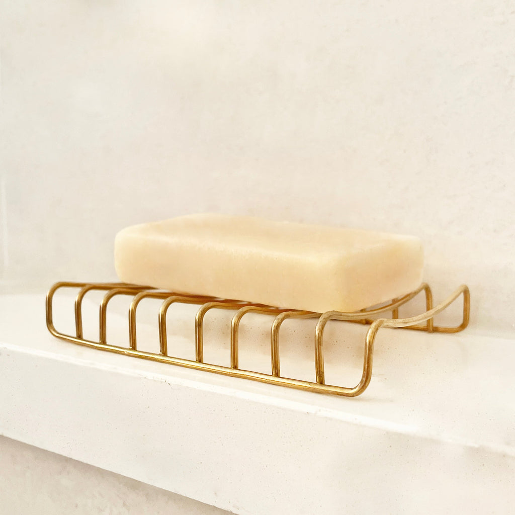Gold Metal Soap Tray
